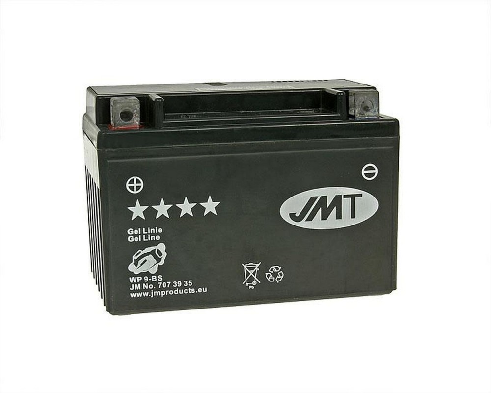 Batterie 12V 8Ah JMT Gel JMTX9-BS Motorrad, Roller, Quad, ATV BMW S1000 RR, Derbi GPR, Honda CBR 600