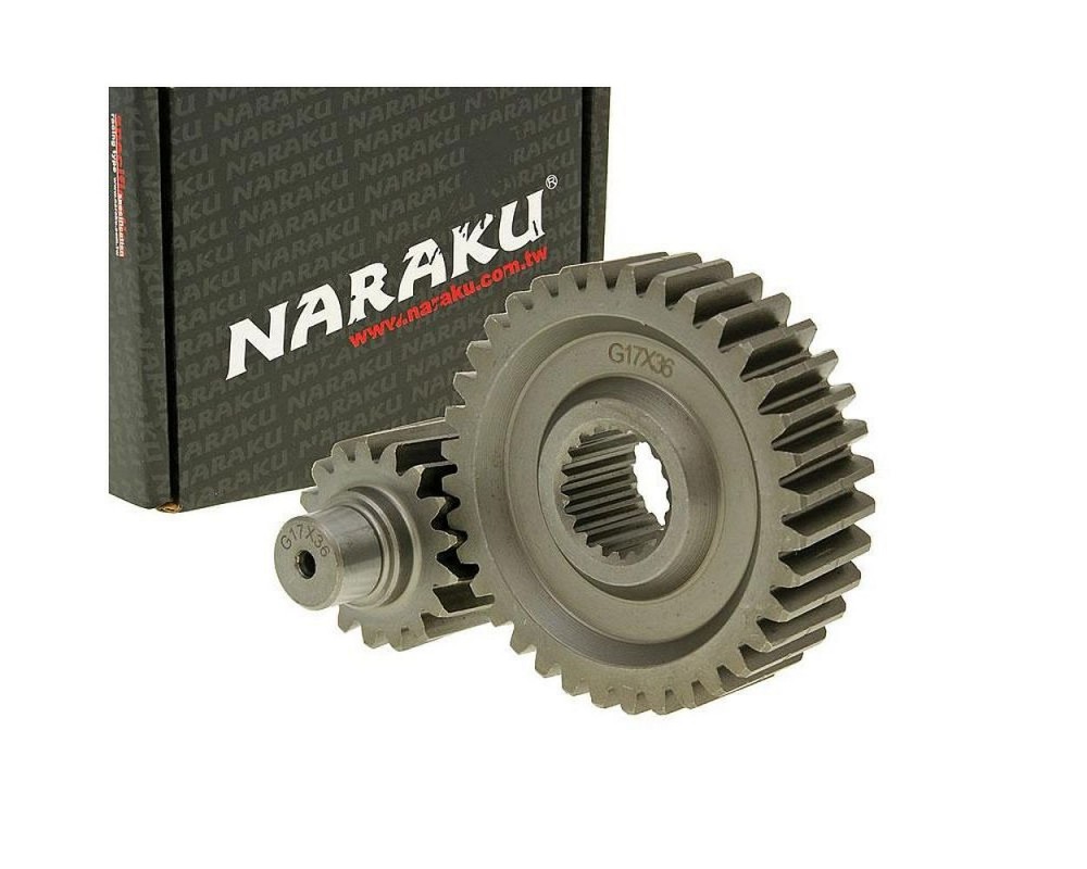 Getriebe sekundr NARAKU Racing 17/36 +31Proz - GY6 125/150