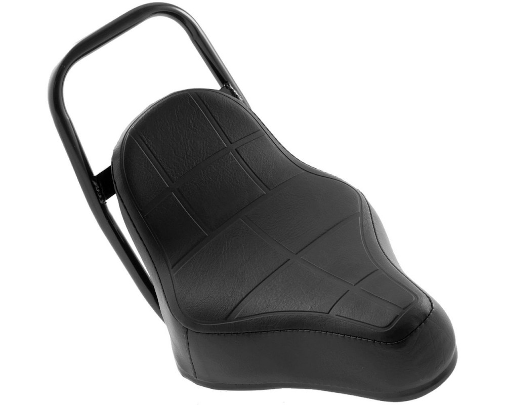 Sitzbank Chopper Sattel schwarz komplett fr Puch Maxi Ersatz Mofa Moped Sitz