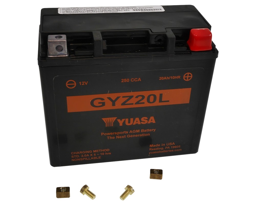 Batterie 12V 20Ah YUASA GYZ20L (wartungsfrei)