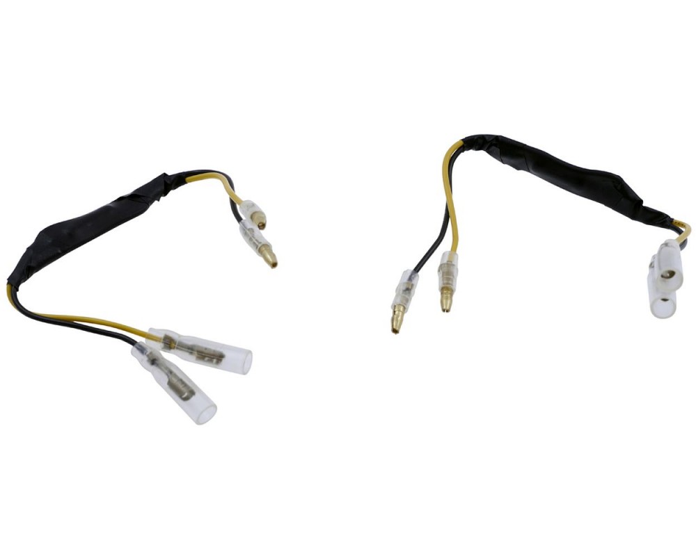 Widerstand mit Adapterkabel SHIN YO fr LED Blinker (27 Ohm) 12V, Paar, Motorrad, Roller, Moped, Quad, Vespa, Mofa