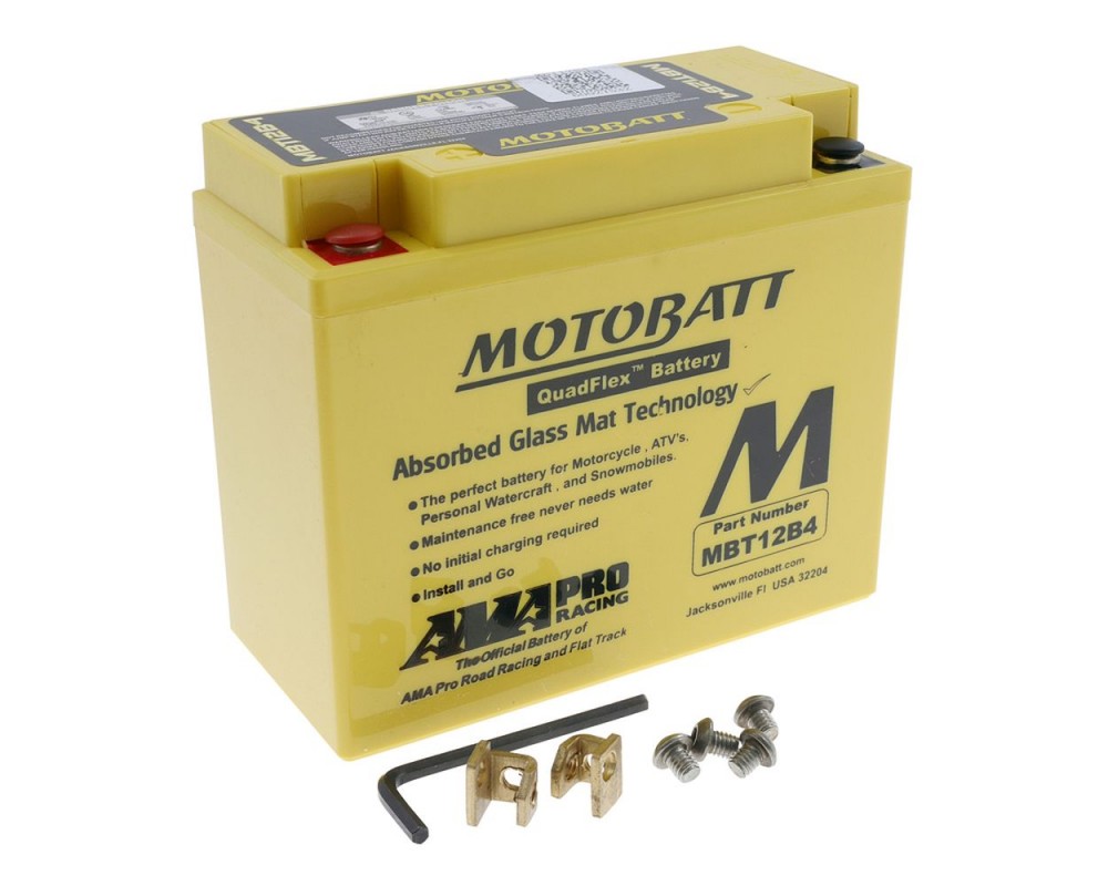 Batterie 12V 11Ah MOTOBATT MBT12B4