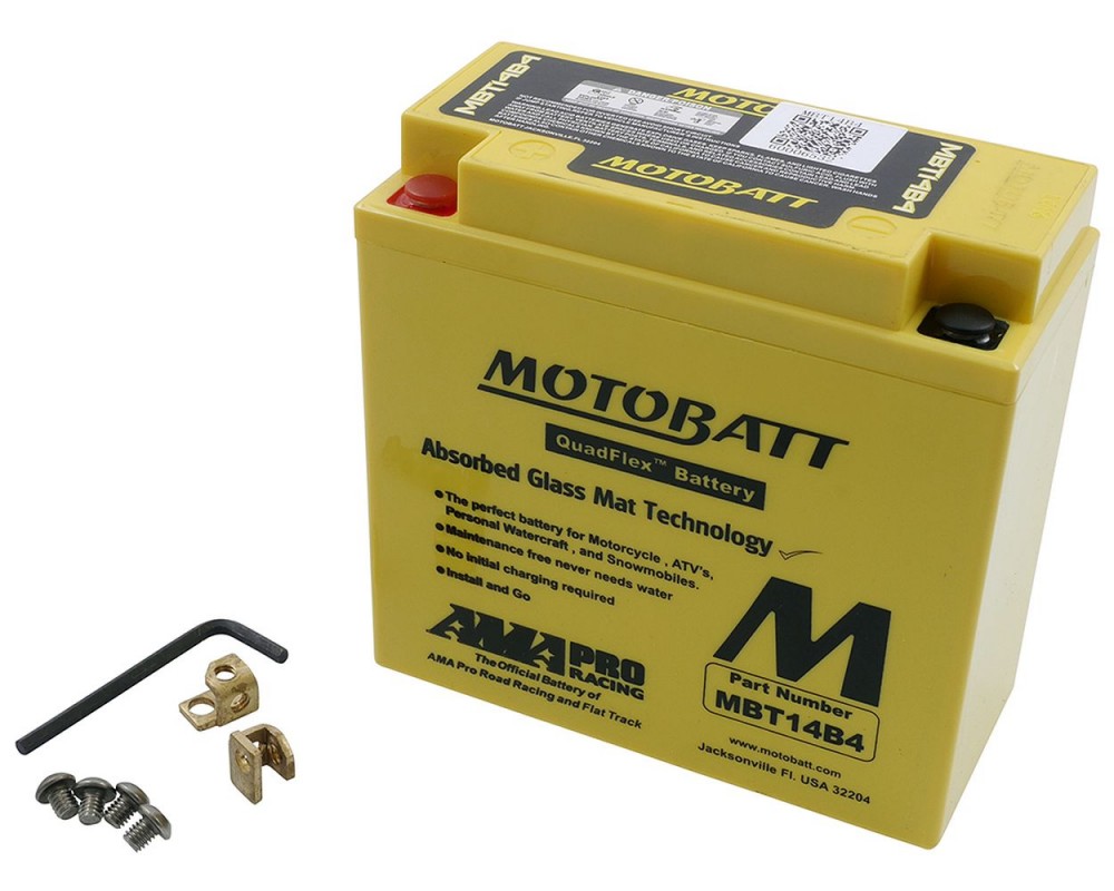 Batterie 12V 13Ah MOTOBATT MBT14B4