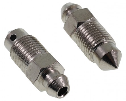 2x Entlüftungsschraube M10x1 für AJP Bremssattel Set Entlüfterschraube 10mm Kit