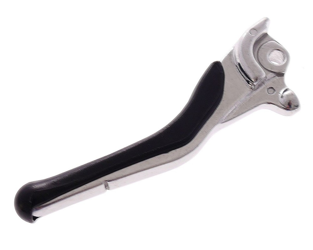 Bremshebel rechts / links in chrom mit Bremshebelgrip kompatibel f�r Yamaha Aerox, MBK Nitro bis Bj. 2013