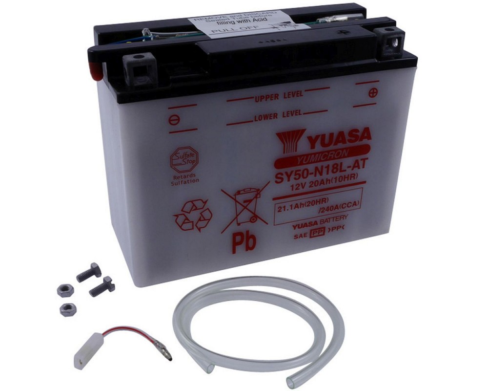 Batterie 12V 20Ah YUASA SY50-N18L-AT