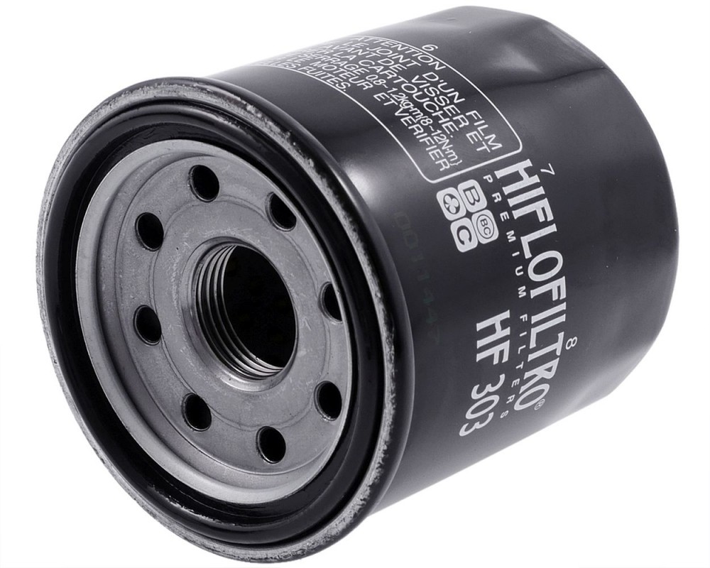 �lfilter HIFLOFILTRO HF303 f�r kompatibel f�r Honda CBR 600 1000, Kawasaki ZXR 750, ZX-6R, Yamaha YZF-R6, MT-01, VMX-12 Inspektion Motorrad