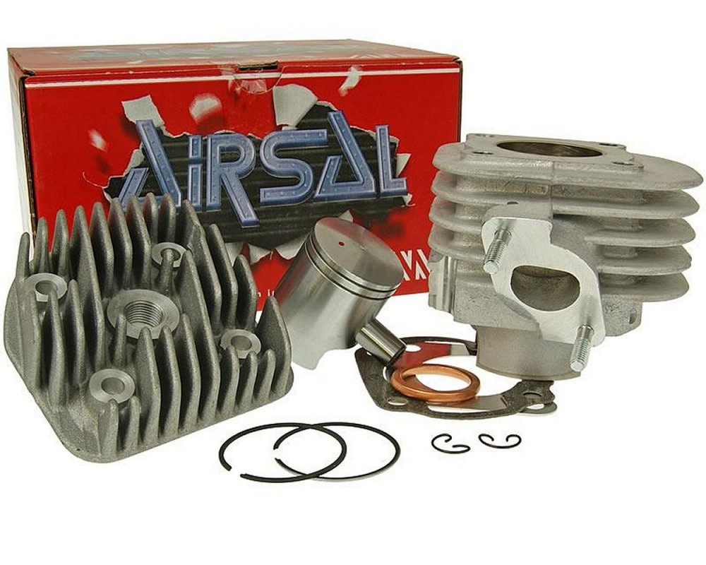 Zylinderkit AIRSAL T6 Racing 50ccm AC fr 1E40QMB CPI E2 12mm Oliver Sport,  Hussar, Popcorn