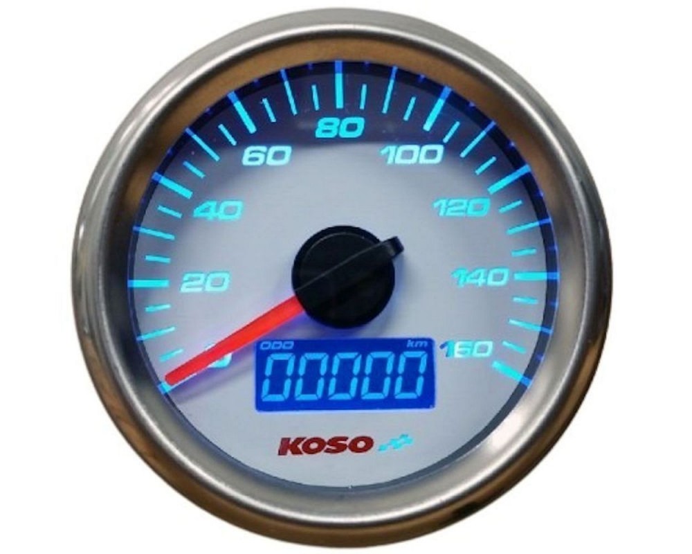 Tachometer KOSO D48 GP Style Analog / Digital 160 km/h