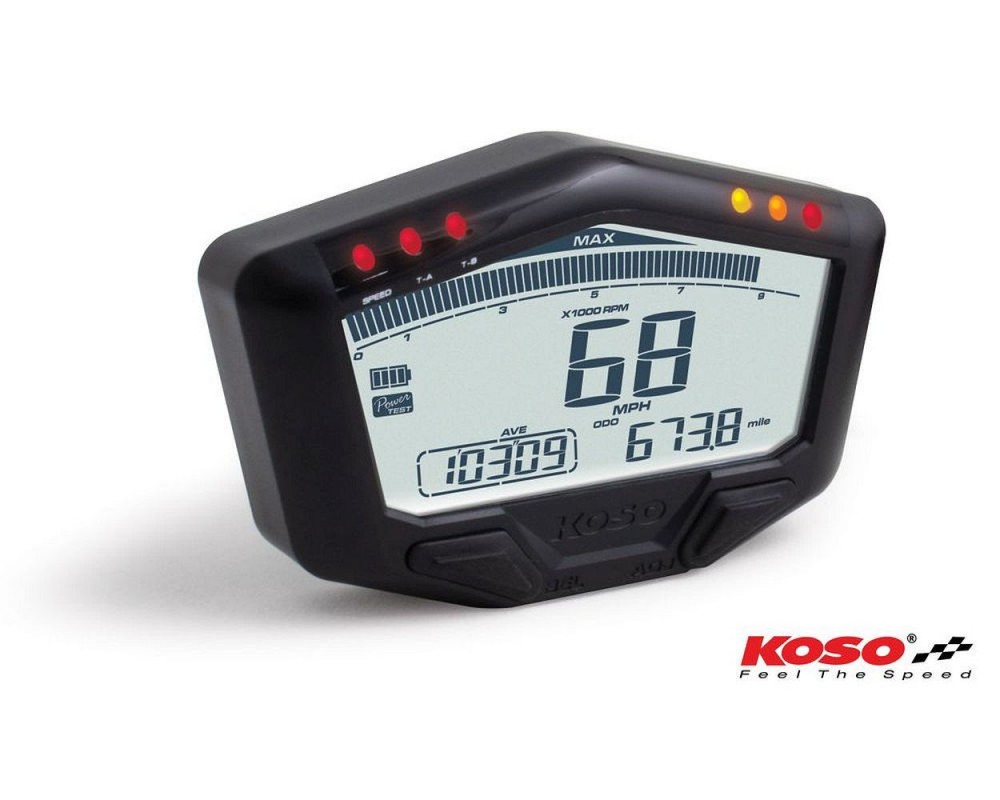 Tachometer Koso DB-02 Race Digital 360km/h Drehzahlmesser