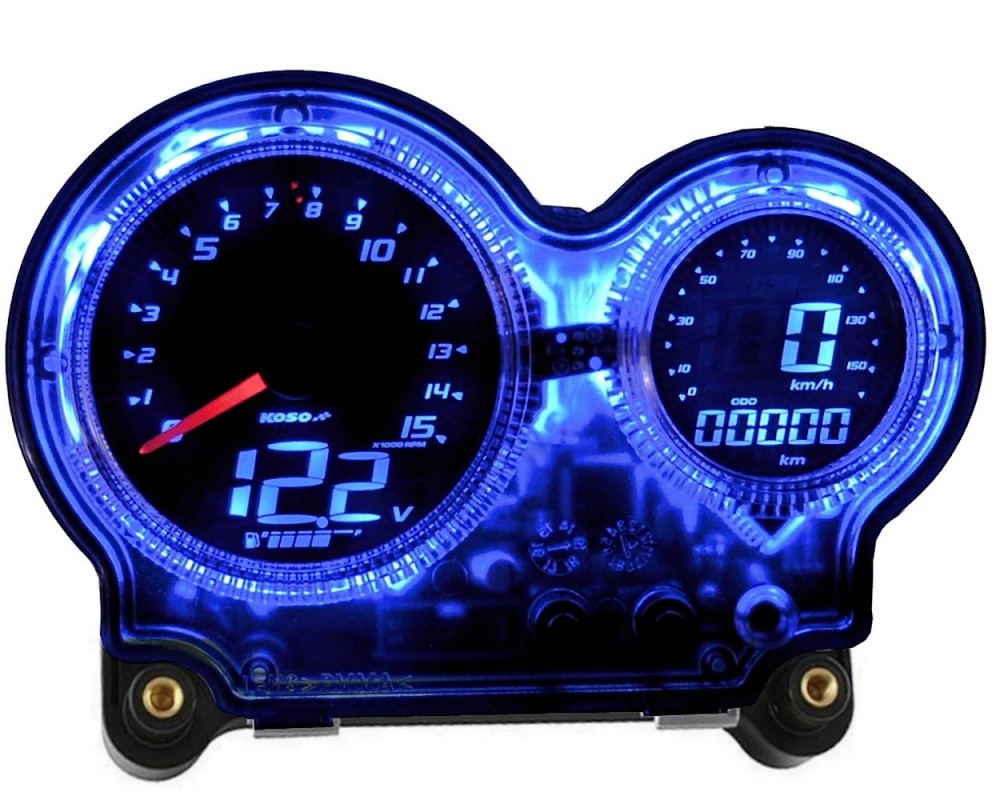 Tachometer KOSO GP EVO Style kompatibel f�r Yamaha Aerox MBK Nitro Digital