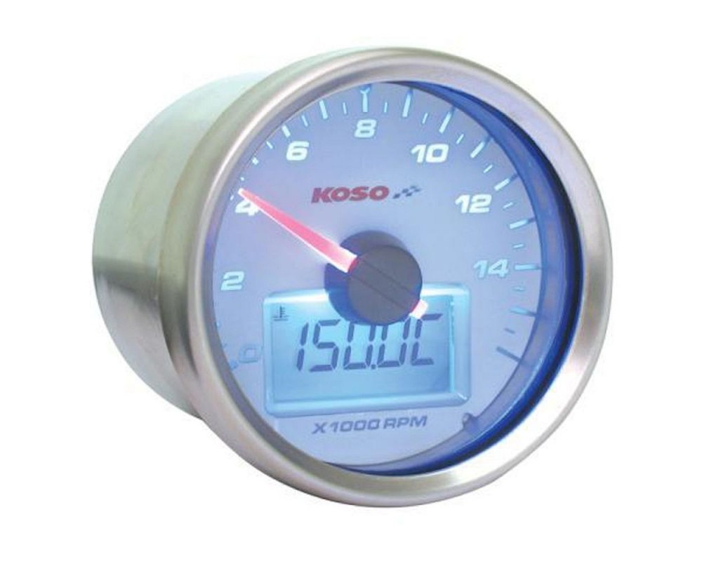 Universal Motorrad KOSO Coin Thermometer Öl-Wasser-Temperatur