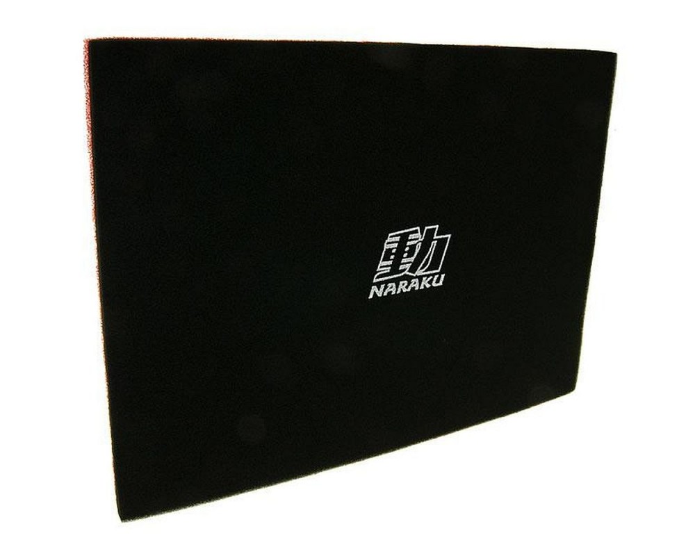 Luftfilter Einsatz NARAKU Double Layer Luftfiltermatte 350x250x17mm universal zum Zuschneiden Roller, Mofa, Motorrad, Quad