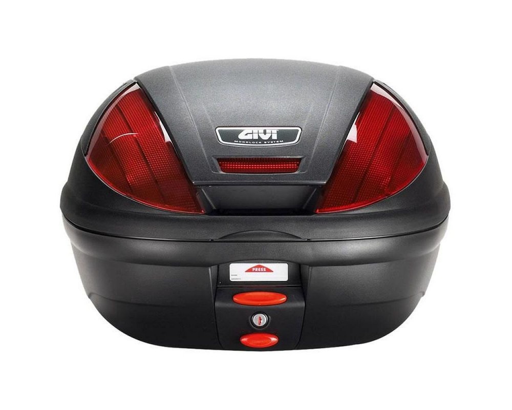 Topcase GIVI E370 Monolock 39 Liter Koffer schwarz 324x415x480mm Roller, Moped, Motorrad, Mofa, Quad
