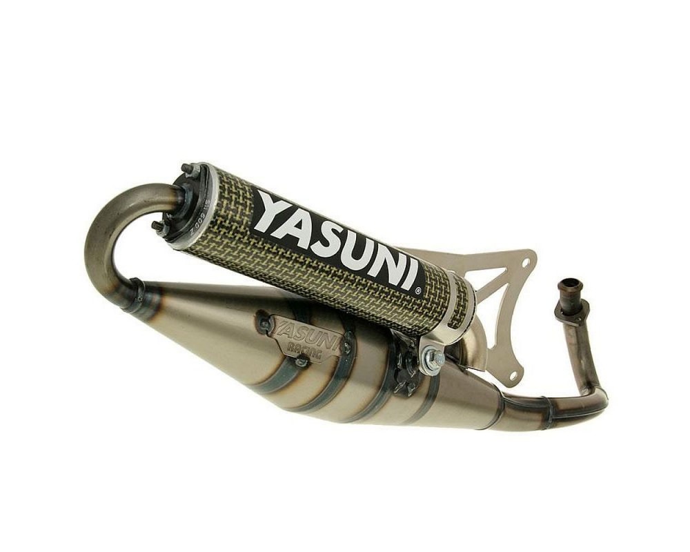 Auspuffanlage YASUNI Scooter Z Carbon/Aramid fr Piaggio