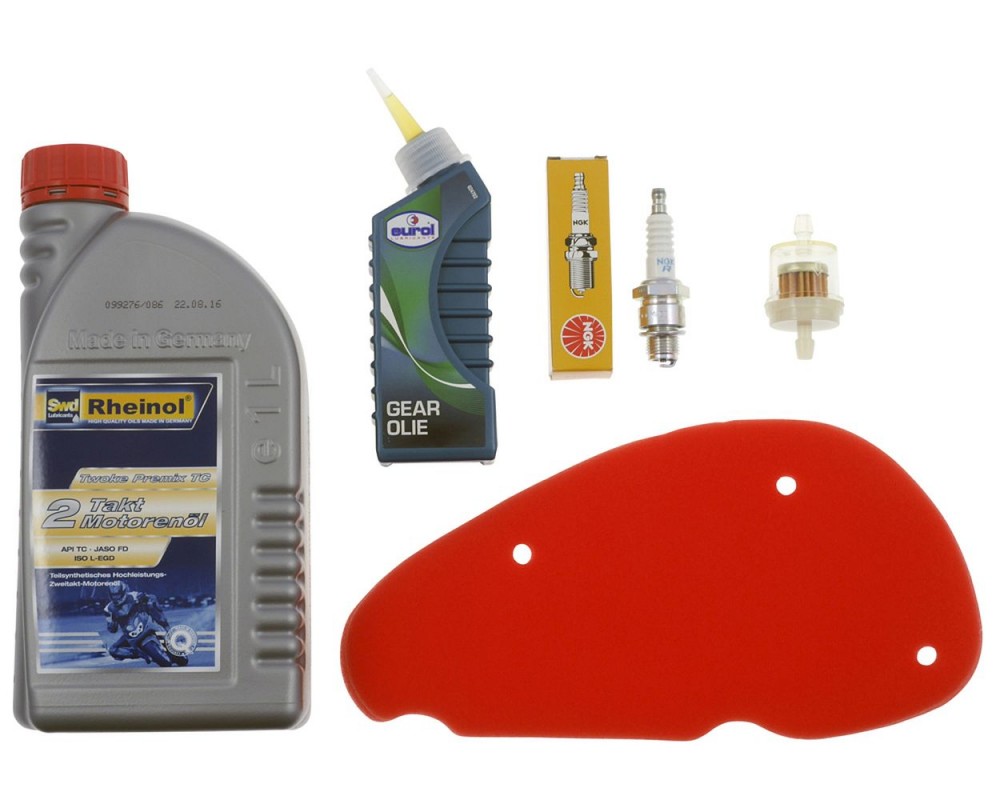 Inspektionsset (klein) Aprilia SR50 mit Piaggio Motor