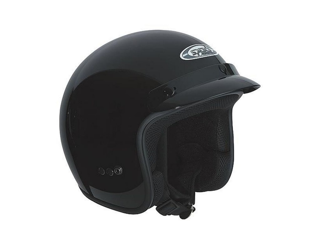 Helm SPEEDS Jet Classic schwarz glänzend Größe M