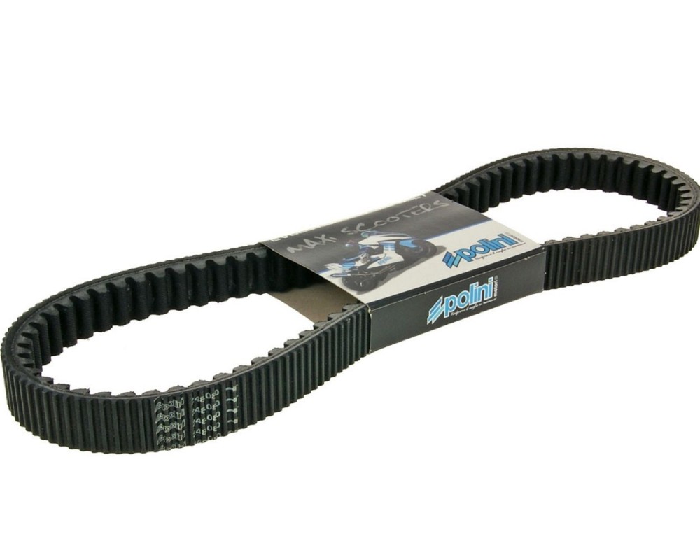 Keilriemen POLINI K Belt 1038x27,5mm 28 Grad kompatibel f�r Piaggio, Aprilia 400/500 Ersatz Maxi Roller