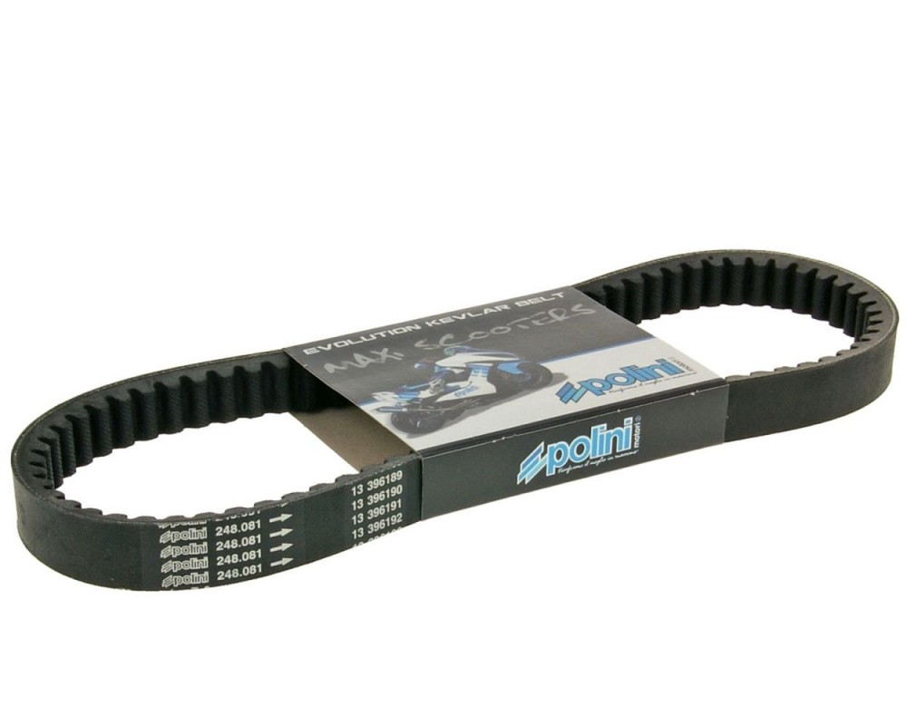 Keilriemen POLINI Maxi K Belt 814x22,5mm 28 Grad kompatibel f�r Piaggio, Vespa 125/150 Ersatz Maxi Roller