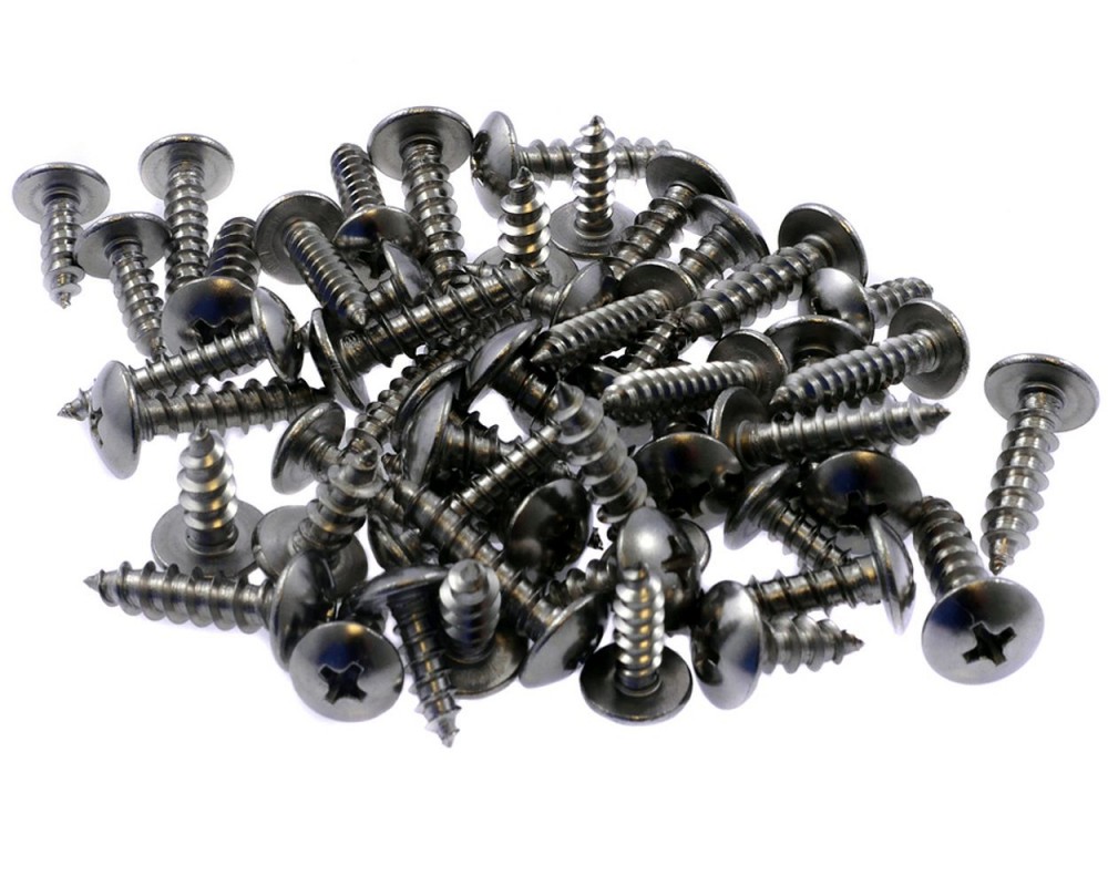 Blechschrauben Set Edelstahl M5/M5 12/20mm sortiert 50 St�ck