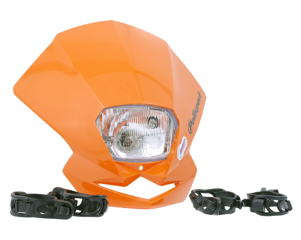 Scheinwerfer mit Verkleidung EMX für Rieju MRX Pro in Orange