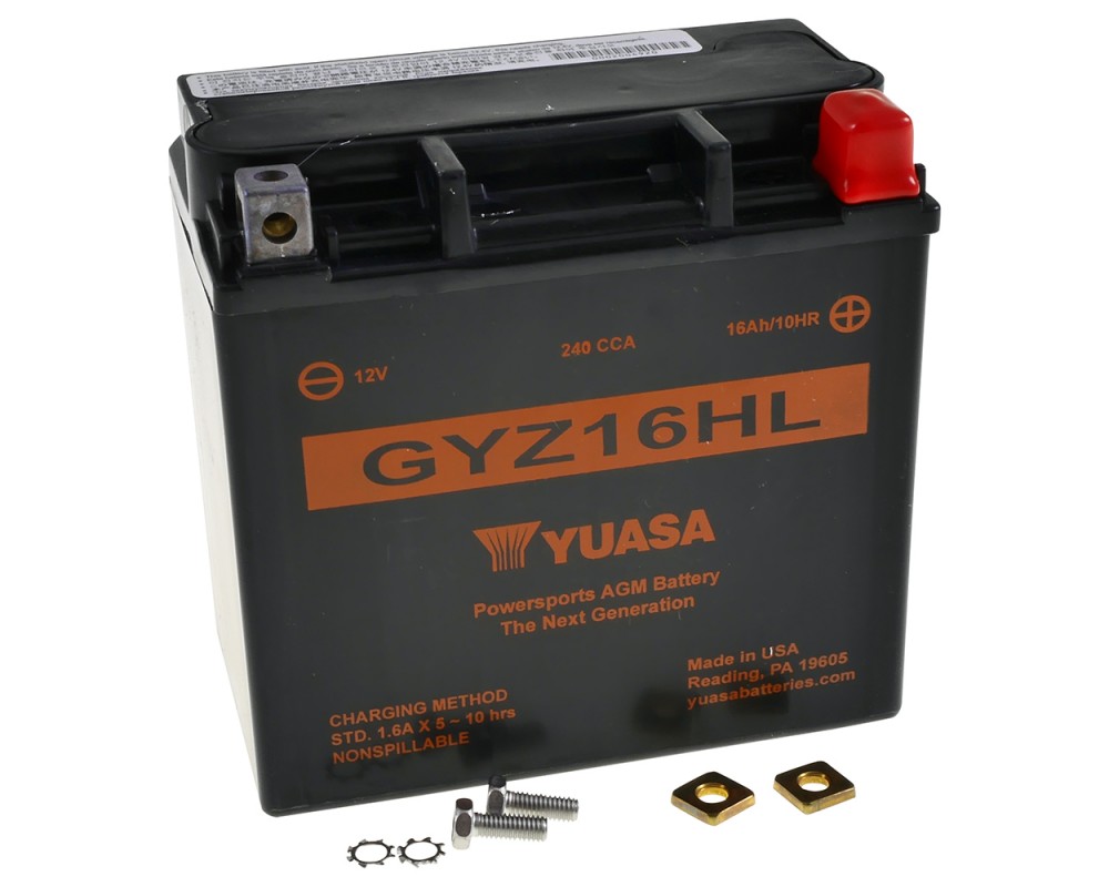Batterie 12V 16Ah YUASA GYZ16HL (wartungsfrei)