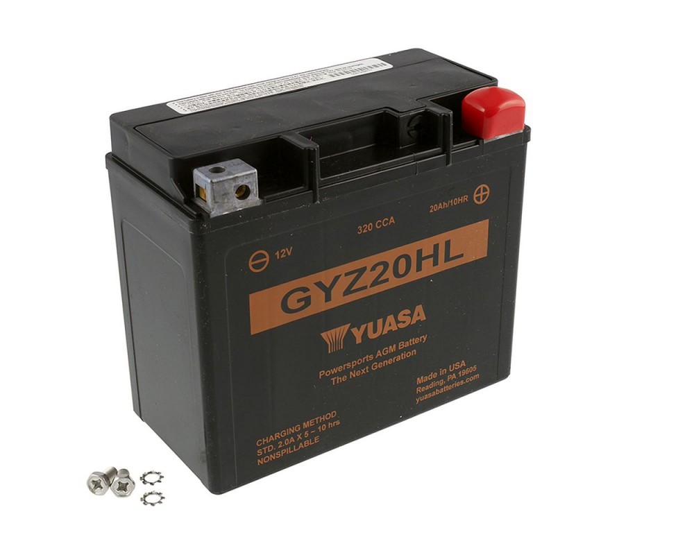 Batterie 12V 20Ah YUASA GYZ20HL (wartungsfrei)