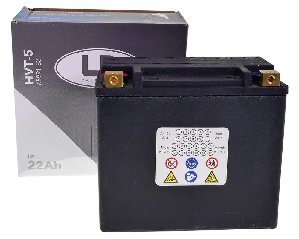 Batterie 12V 22Ah LANDPORT HVT-5 SLA AGM 173x98x154mm wartungsfrei kompatibel fr HD  XLCH