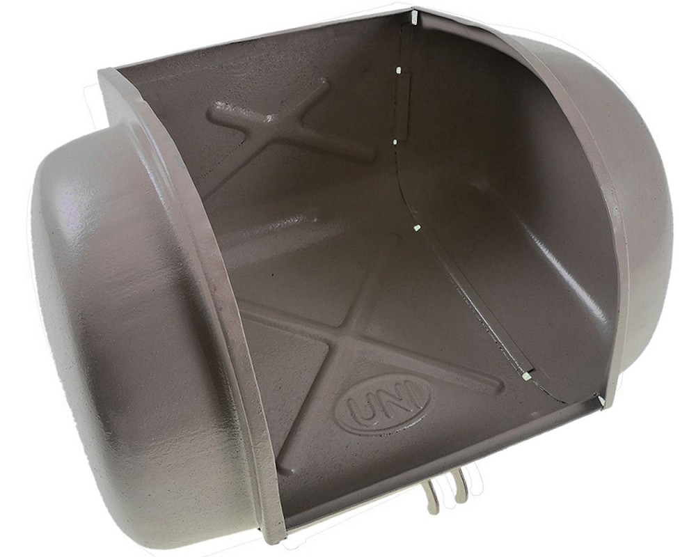 Gep�ckfach UNI AUTO Metall, grundiert f�r Lambretta LI, LIS, SX, TV Serie 2-3