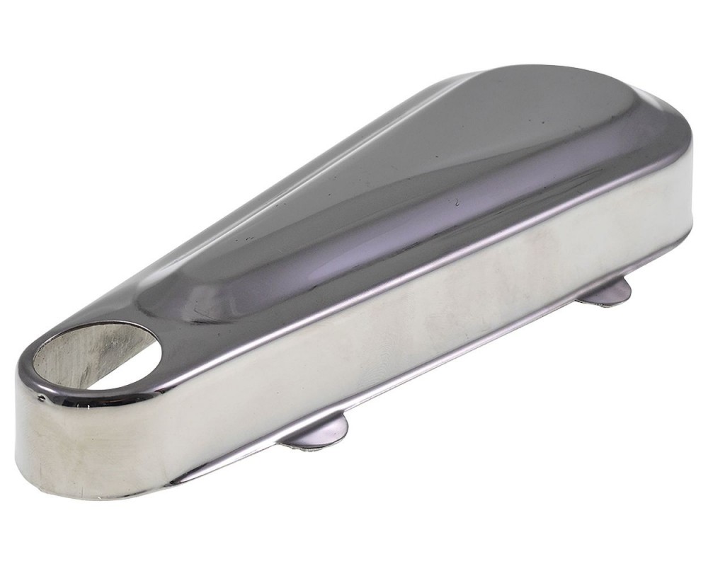 Schwingenabdeckung UNI AUTO Edelstahl poliert kompatibel f�r Vespa V30, VN, VL, VB1, VBB, Sprint, Rally, Super