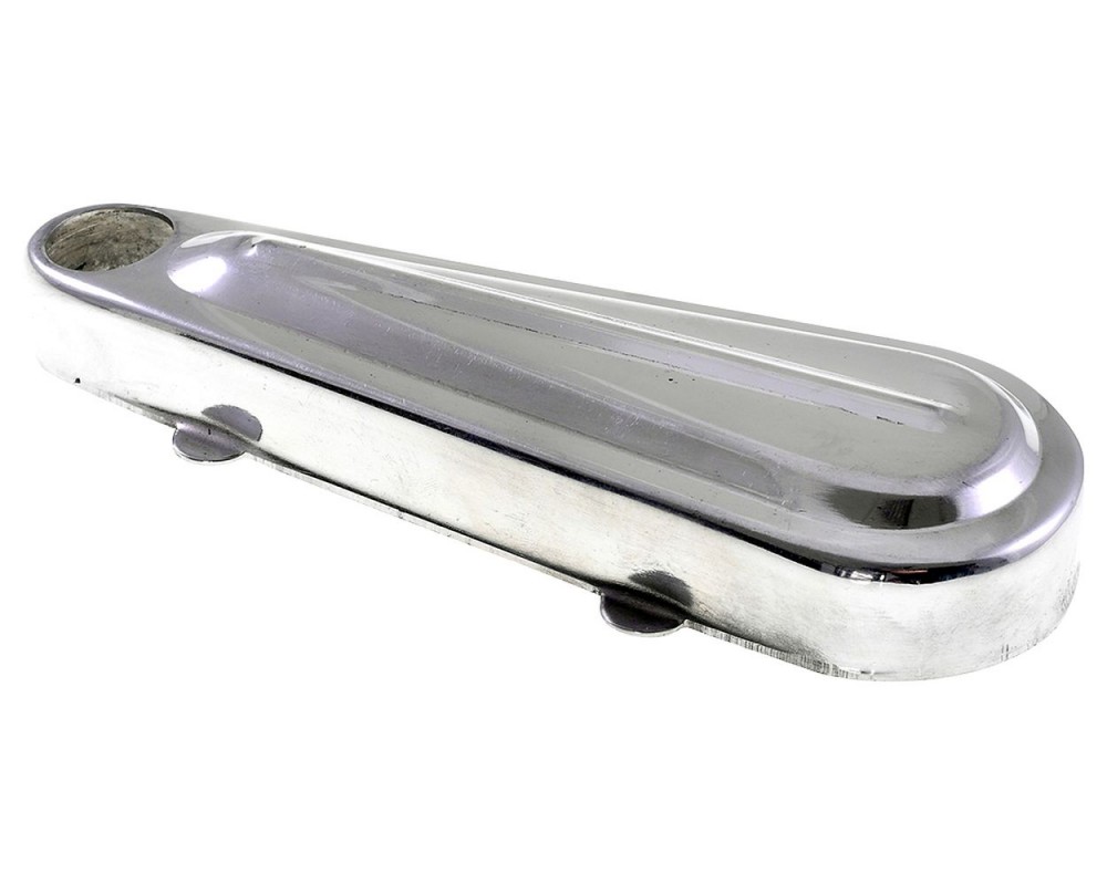 Schwingenabdeckung UNI AUTO poliert mit Steg kompatibel f�r Vespa V30, VN, VL, VB1, VBB, SPRINT, RALLY, Super