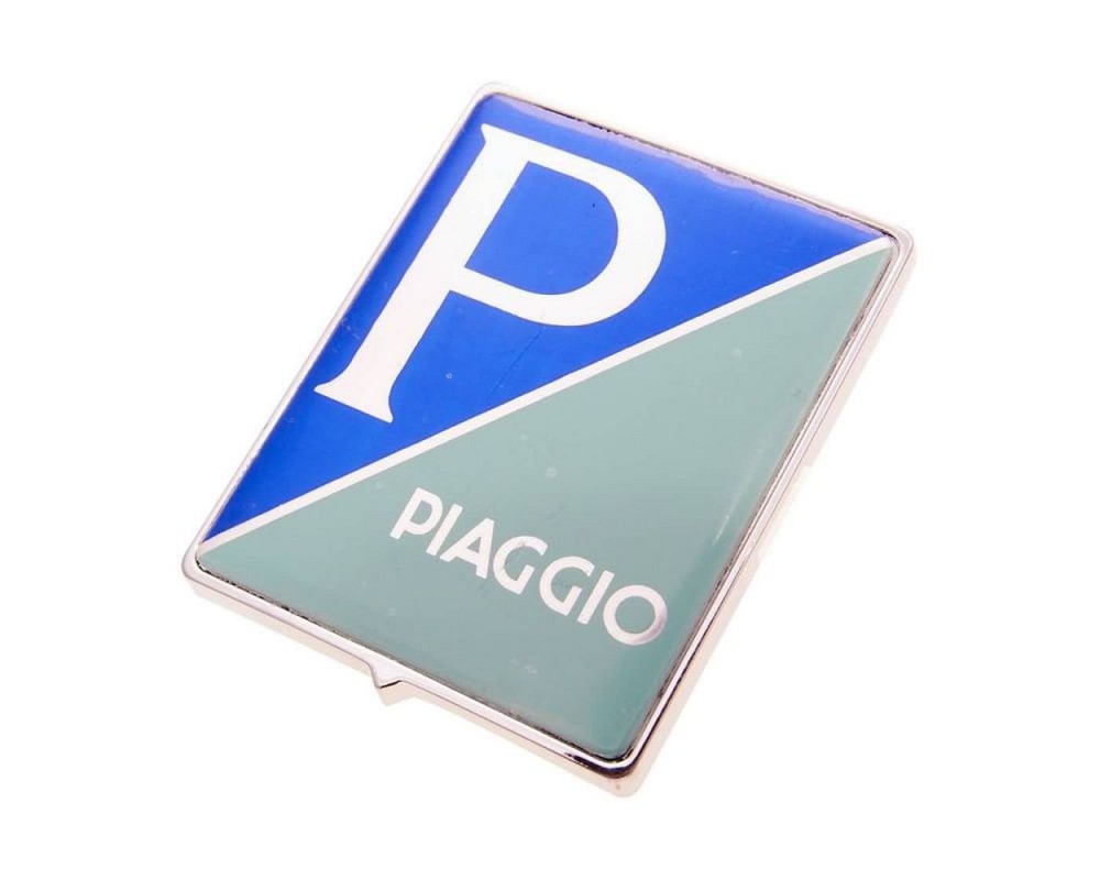Emblem Piaggio zum Stecken fr Piaggio Ape 07-12, Vespa 1999-