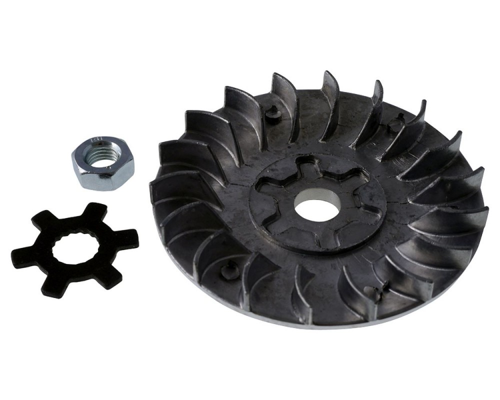 Riemenscheibenset mit Stern und Mutter f�r Minarelli