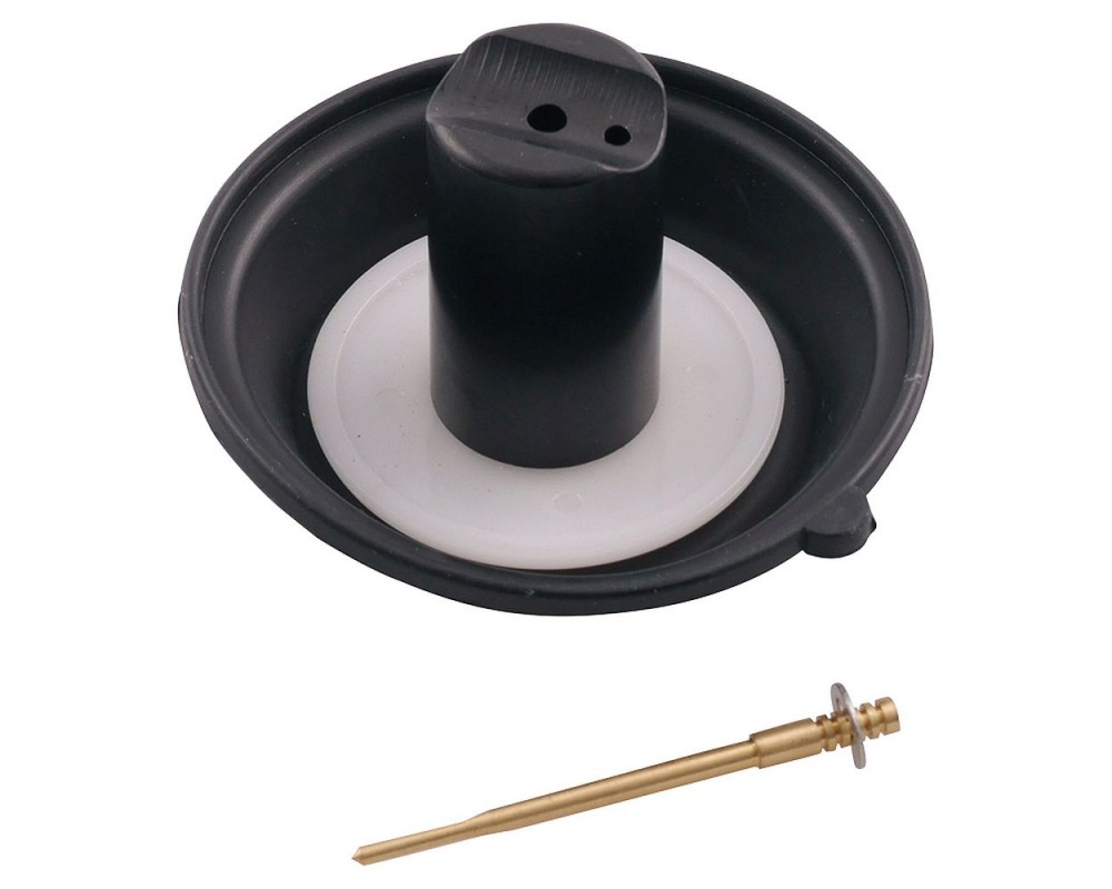 Membrane f�r Vergaser 16mm mit Vergasernadel gew�lbt GY6 4-Takt China 50ccm 139QMB 139QMA Boatian, Benzhou, Rex, Explorer