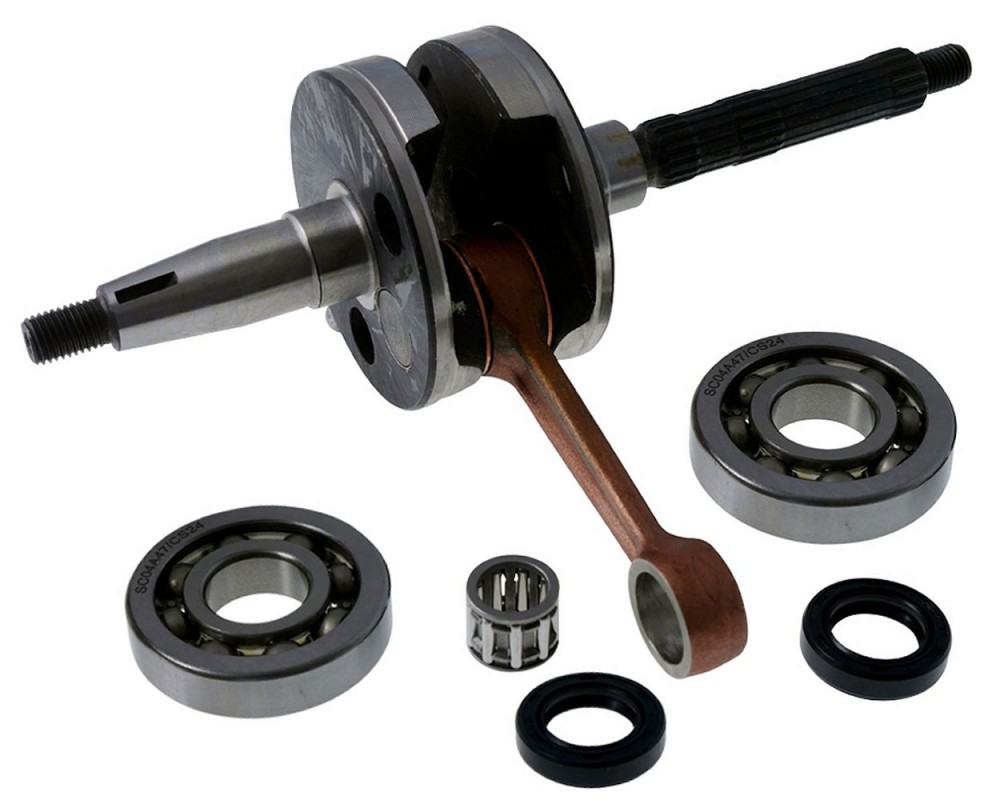 Kurbelwelle + Lagersatz kompatibel f�r Piaggio AC, LC