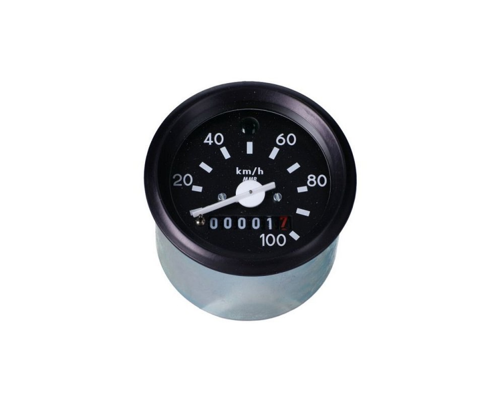 Tachometer bis 100km/h rund 60mm mit Blinkerkontrolle Simson