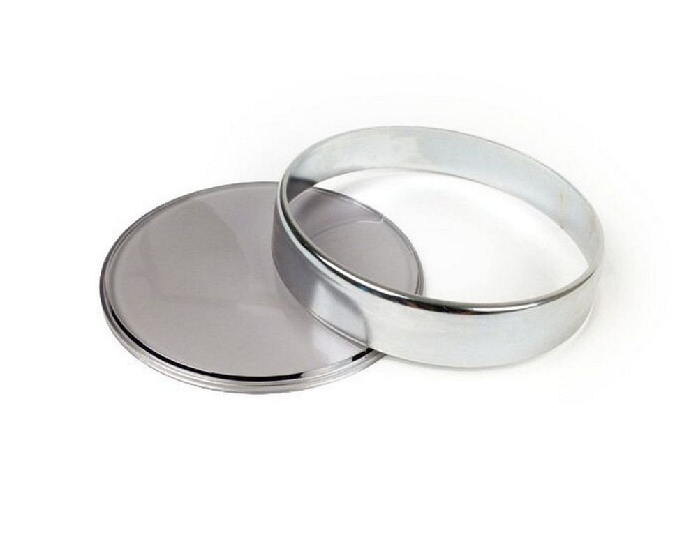 Tachoglas-Set BGM verchromt Ring, getntes Glas 105mm passend fr Vespa PX Lusso, PK XL1, GT 250 i.e. 60, GTV 125-300