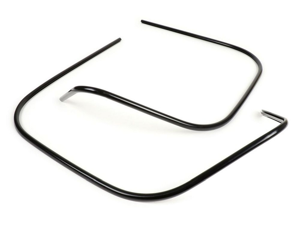 Kantenschutz / Schlitzrohr Set MOTO NOSTRA schwarz kompatibel fr Vespa GTS 125, Vespa GTS HPE 300, Vespa GTS Super 125, Vespa GTS Super HPE 300, Vesp