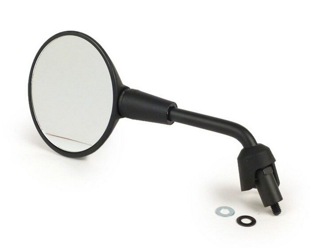 Spiegel Shorty links schwarz mat oval MOTO NOSTRA kompatibel f�r Vespa GTS HPE 125 - 300, Sprint 50 - 150, Primavera 50 - 150