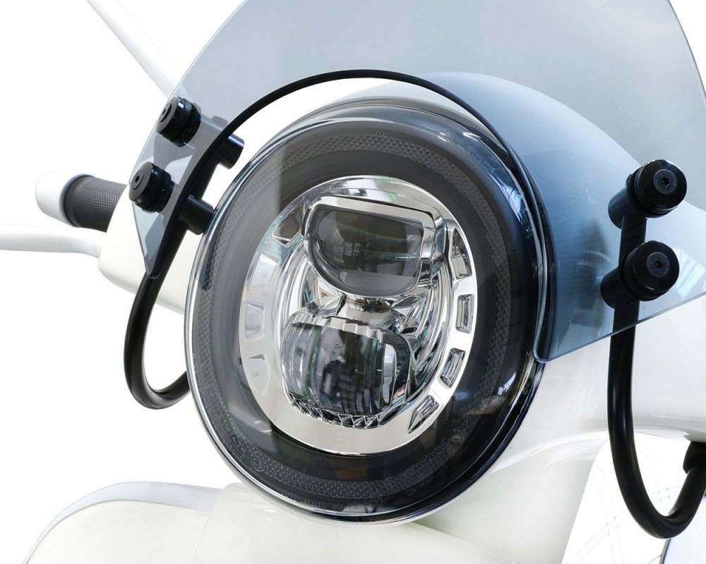 Scheinwerfer MOTO NOSTRA LED HighPower mit verchromtem Reflektor passend fr GTS i.e. Super 125-300, GT, GTS, GTL