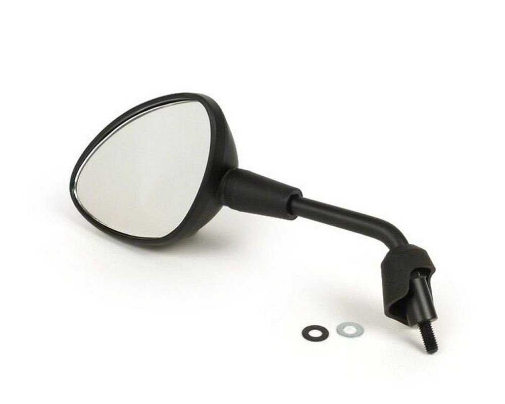 Spiegel Shorty links schwarz matt rund MOTO NOSTRA kompatibel f�r Vespa GTS HPE 125 - 300, Sprint 50 - 150, Primavera 50 - 150