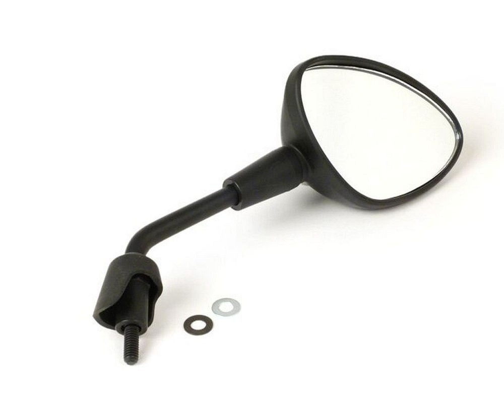 Spiegel Shorty rechts schwarz matt rund MOTO NOSTRA kompatibel f�r Vespa GTS HPE 125 - 300, Sprint 50 - 150, Primavera 50 - 150