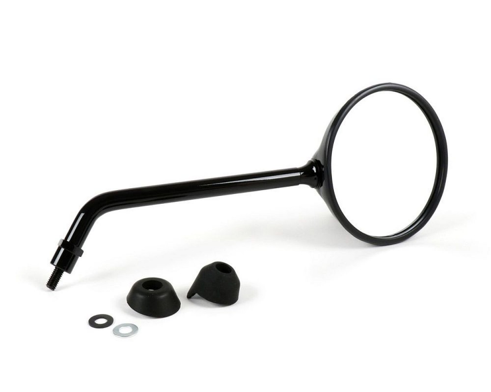 Spiegel MOTO NOSTRA schwarz gl�nzend, rechts/links kompatibel f�r Vespa GTS 125, 250, 300, GTL 125 Ersatz R�ckspiegel