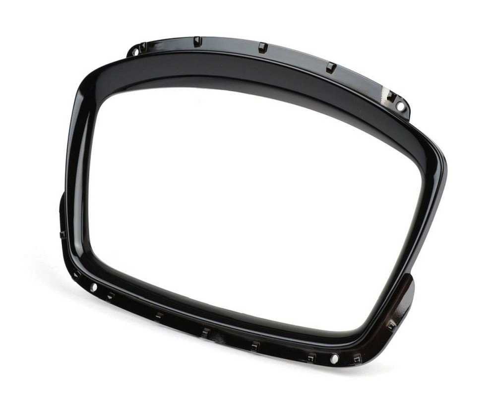 Speedometer frame MOTO NOSTRA black glossy suitable for Vespa GTS 125 Super Supertech, Vespa GTS 300 Super HPE Supertech replacement speedometer surro