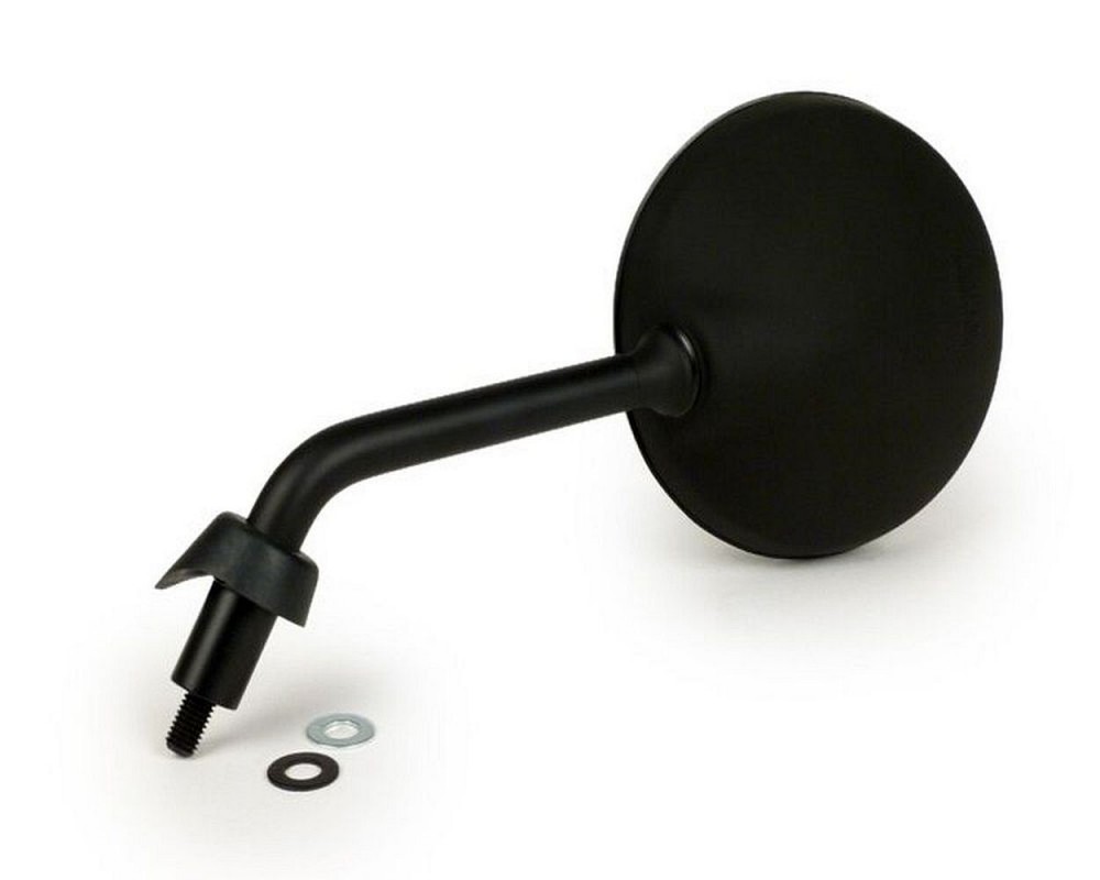 Spiegel Shorty schwarz matt M8x1.25 Rechstgewinde MOTO NOSTRA kompatibel f�r Vespa Liberty 125, LX 50 Touring, S 125
