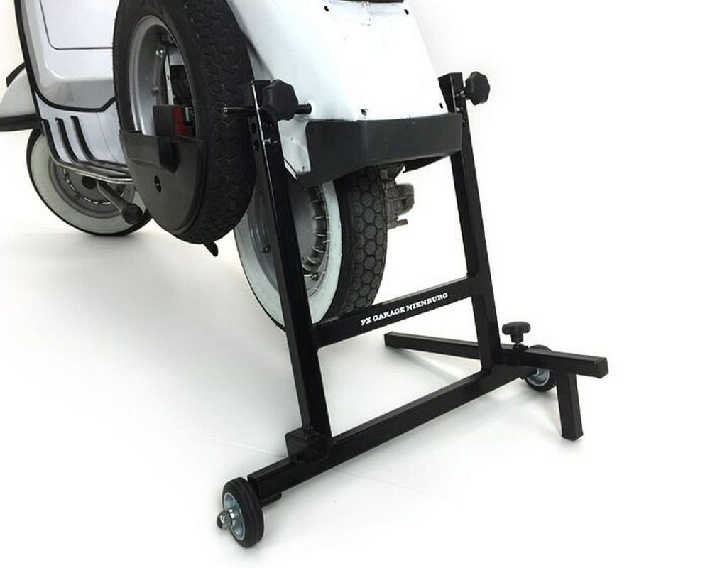 Montagest�nder V2 PX GARAGE Nienburg kompatibel f�r Vespa PX, T5, Rally, TS, SS180, GS160 Werkzeug Roller Vespa Werkstattst�nder