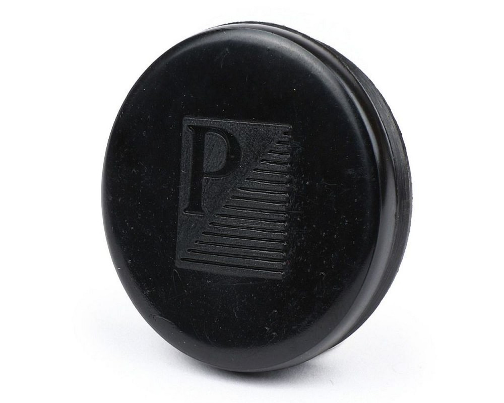 Tachoblende OEM QUALIT�T rund, schwarz, mit rechteckigem Logo kompatibel f�r Vespa V50, V90 Ersatz Roller Vespa Abdeckung