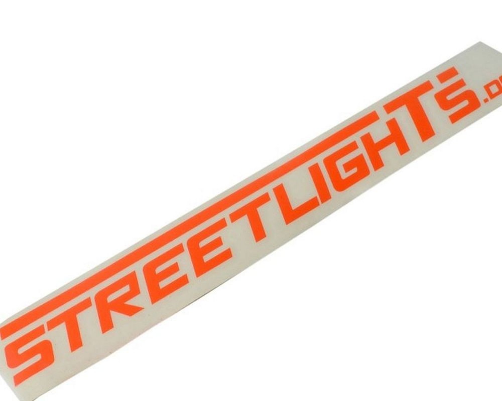 Aufkleber Streetlights orange