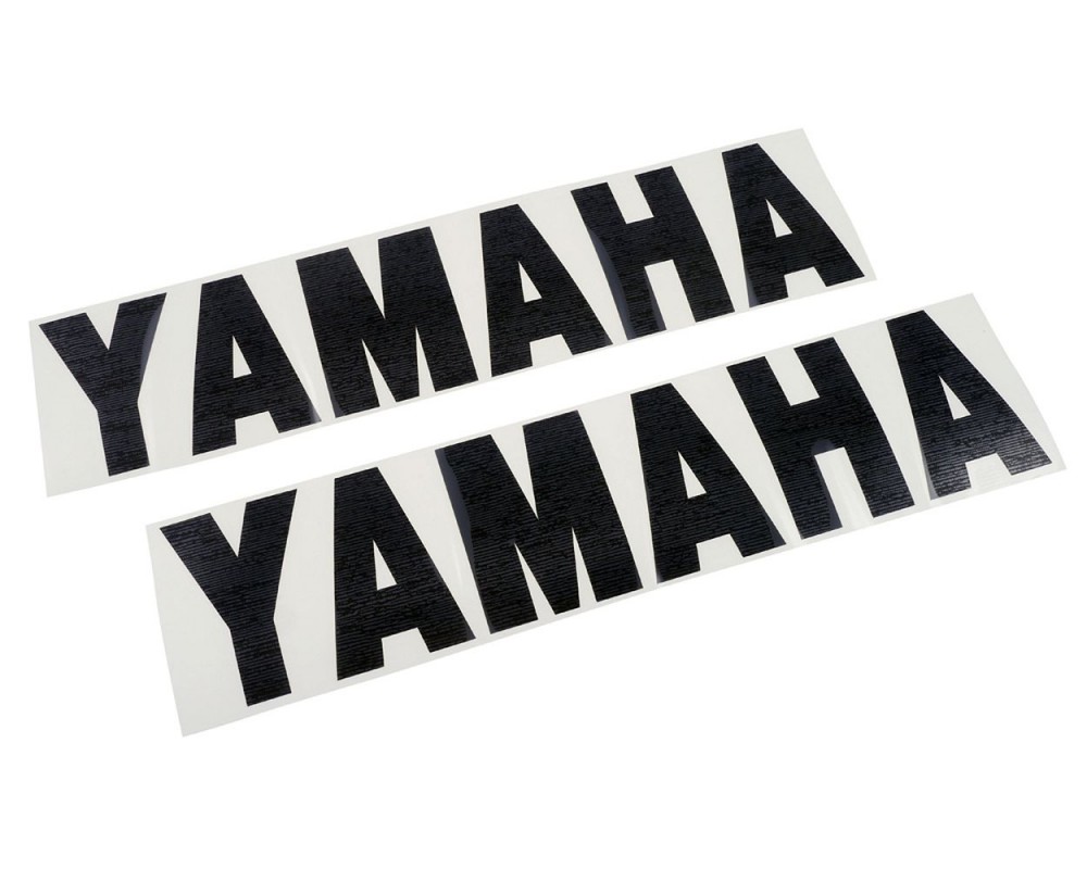 Aufkleber Yamaha Gro, 32cm 2 Stk. schwarz