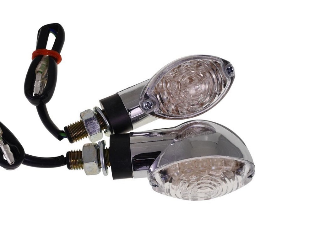 Blinker STR8 Ovalia LED (mit Zulassung) chrom